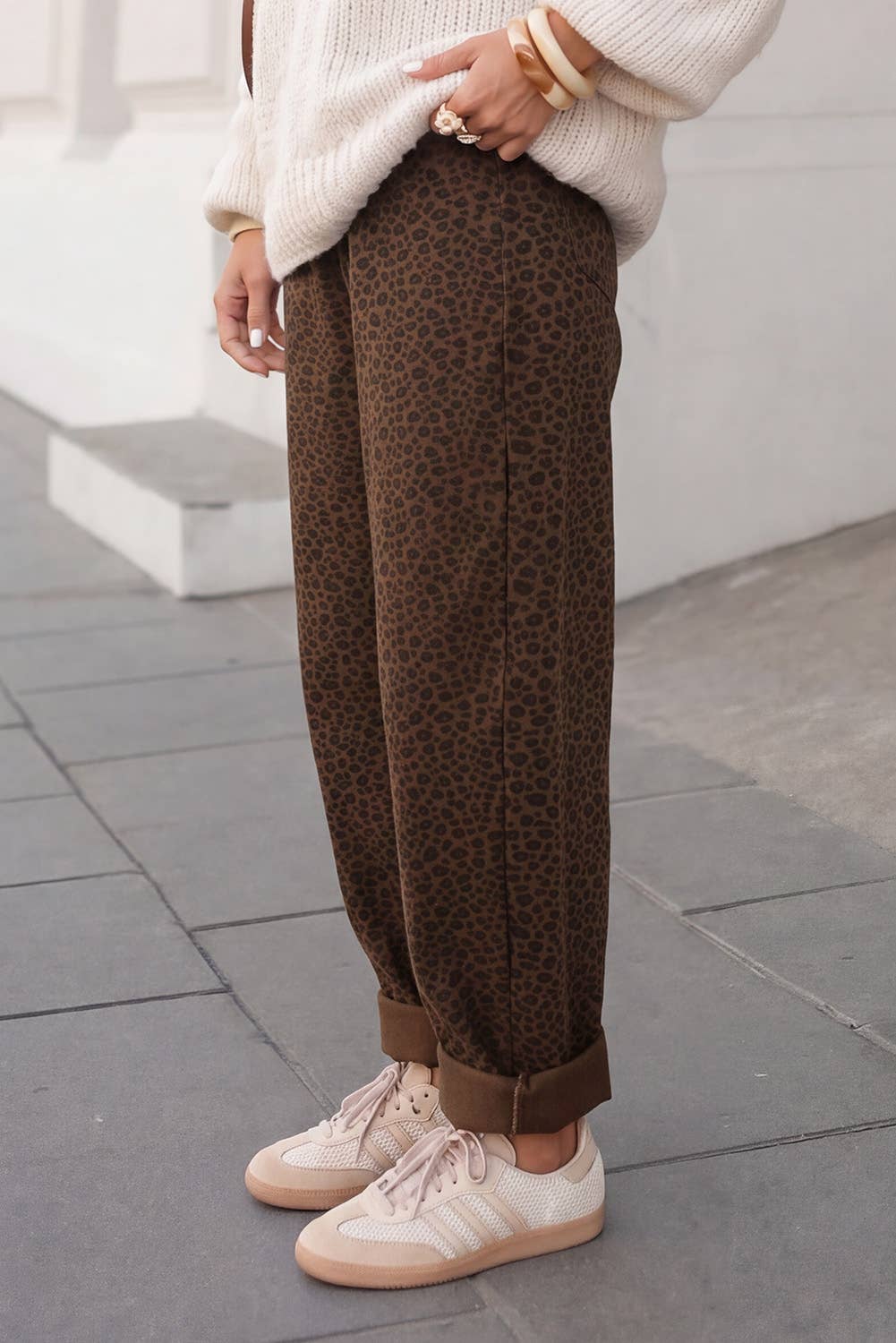 Leopard Print Jeans