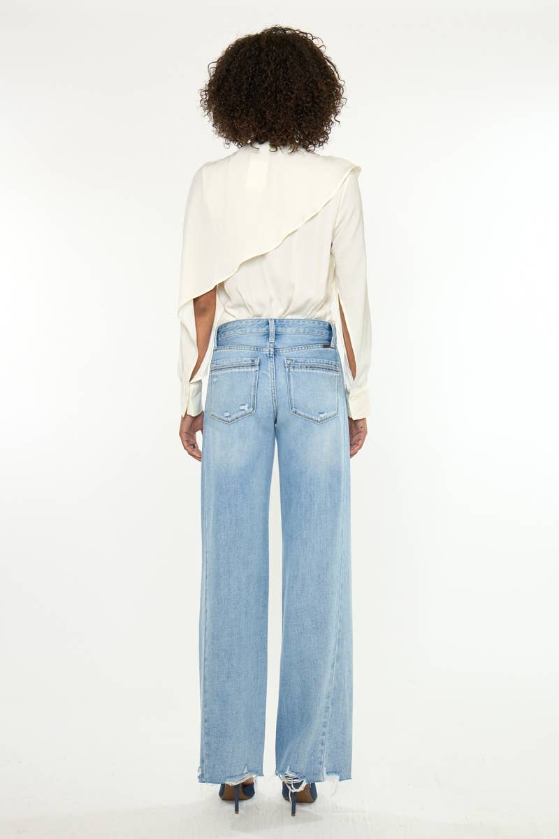 MID RISE WIDE LEG LIGHT