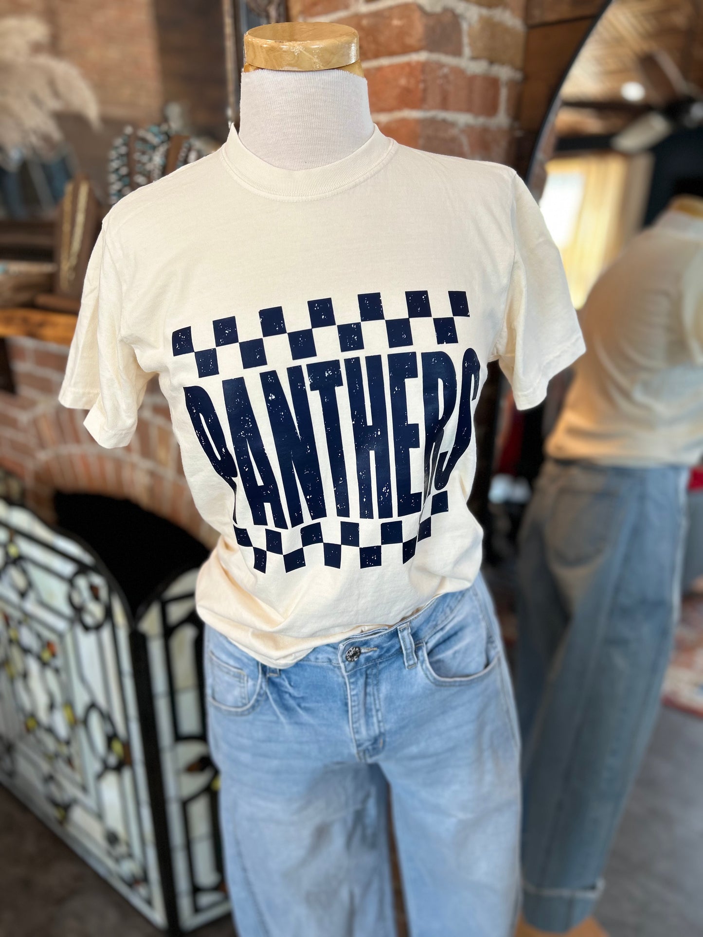 Checkered Panthers Tee