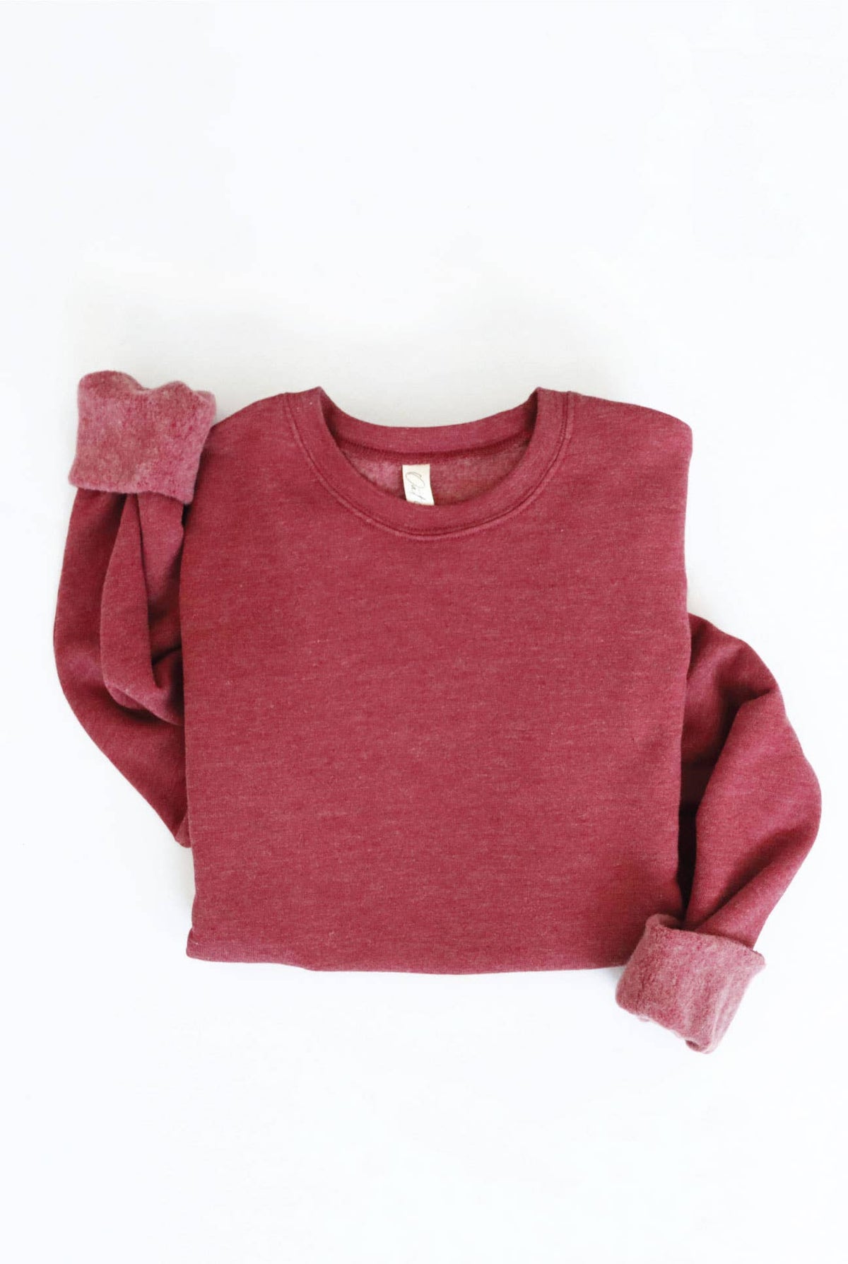 Premium Basic Solid Graphic Sweatshirt