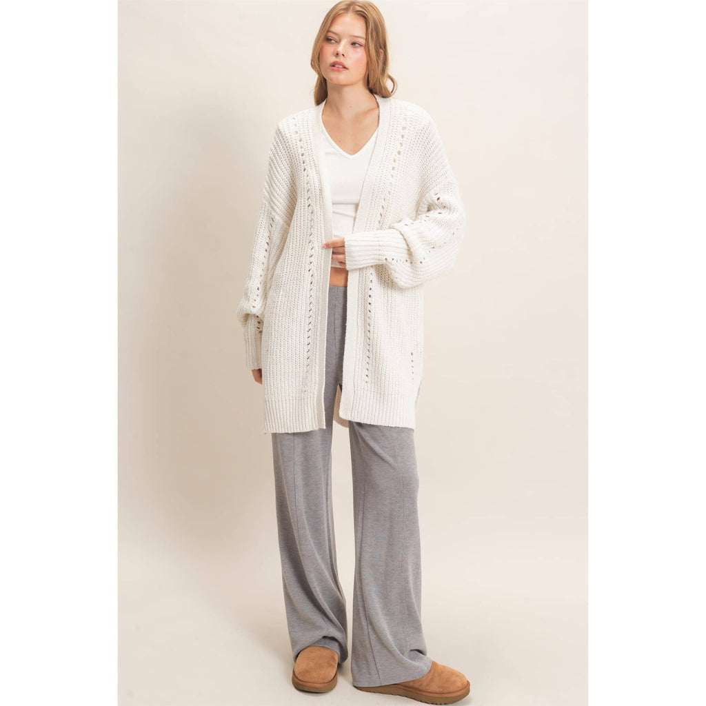 Open-Front Cardigan