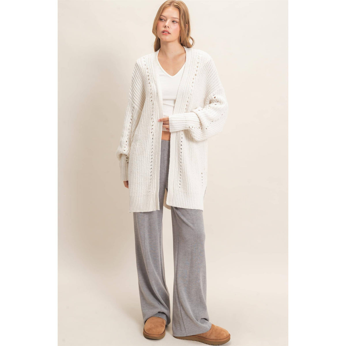 Open-Front Cardigan