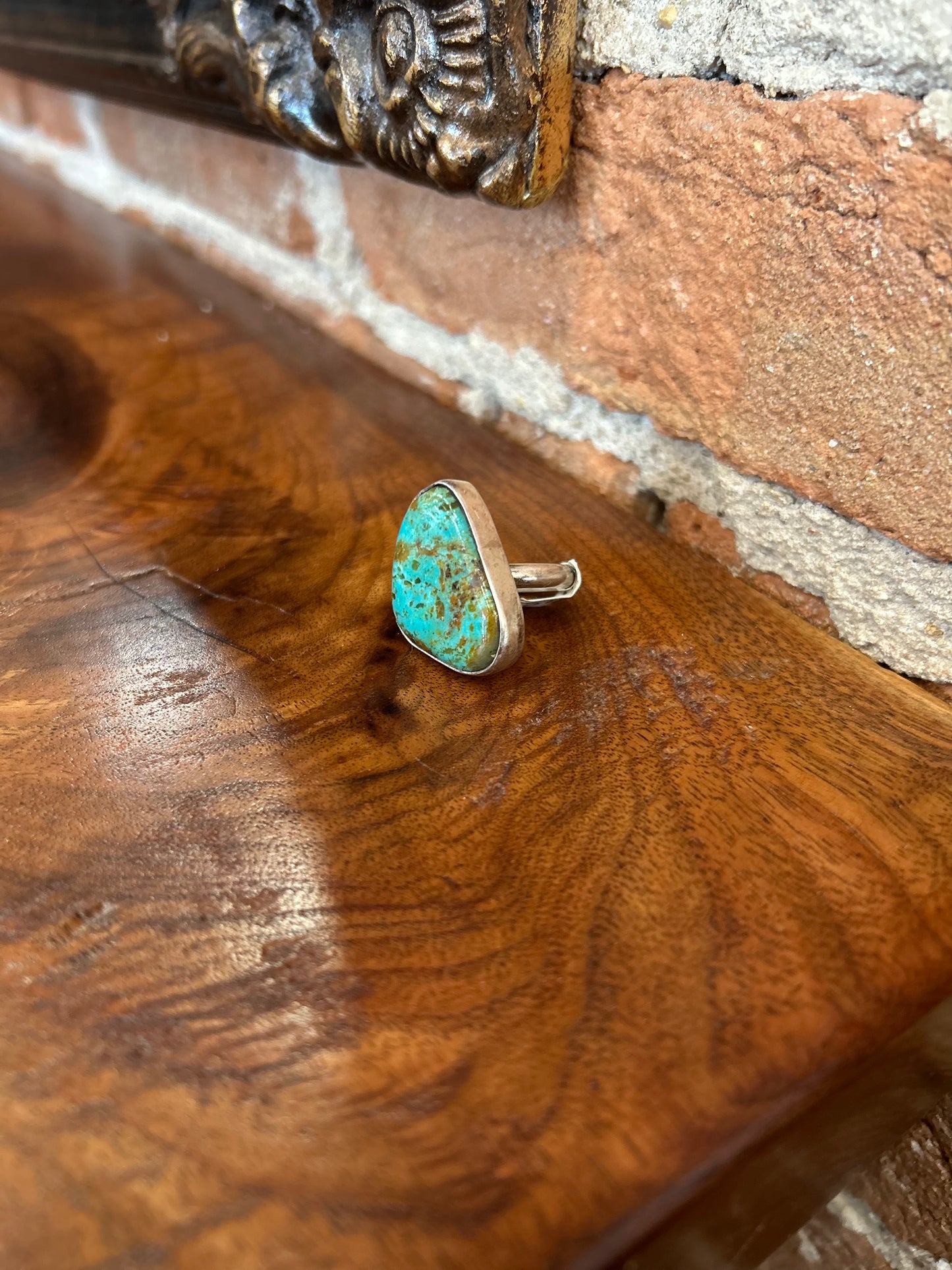 Genuine turquoise ring - 8