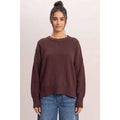 Ribbed Crew Neck Sweater