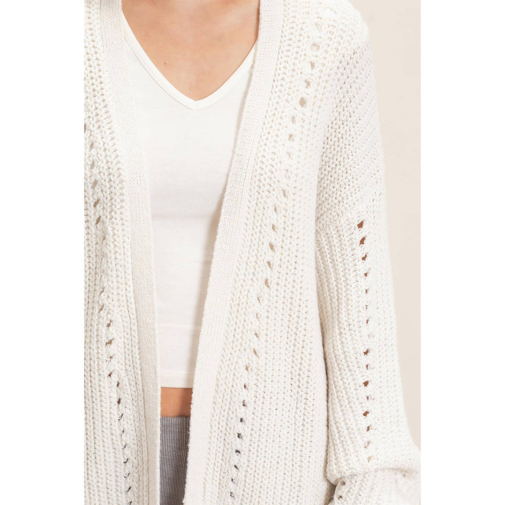 Open-Front Cardigan