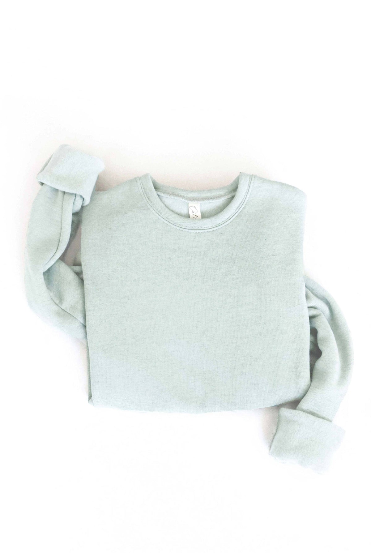 Premium Basic Solid Graphic Sweatshirt