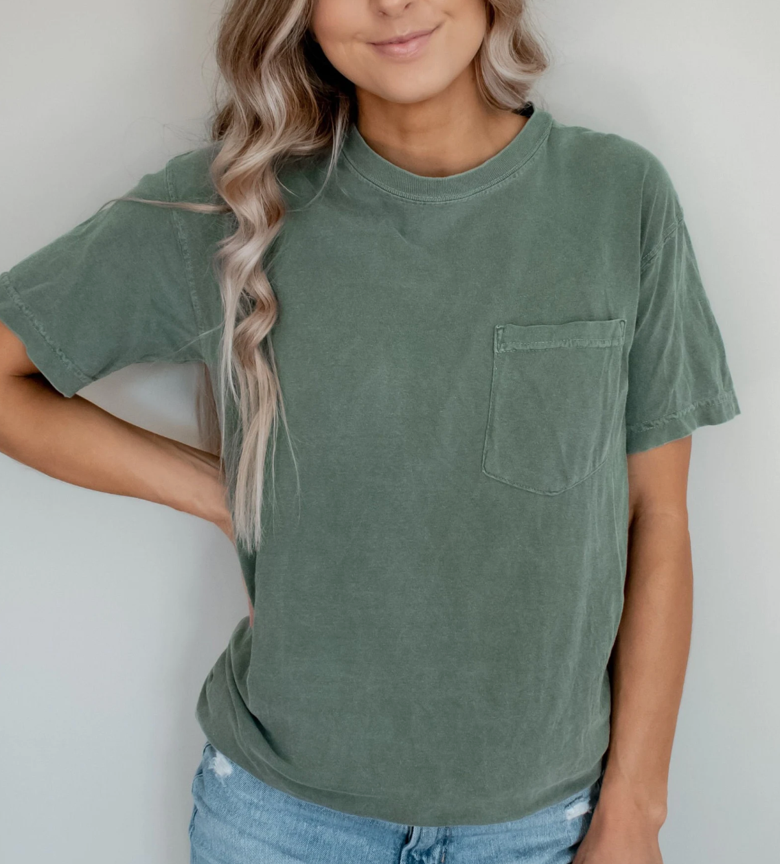 Comfort Colors Unisex Garment-Dyed Heavyweight Pocket Shirt