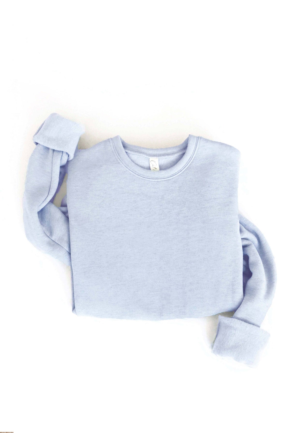 Premium Basic Solid Graphic Sweatshirt