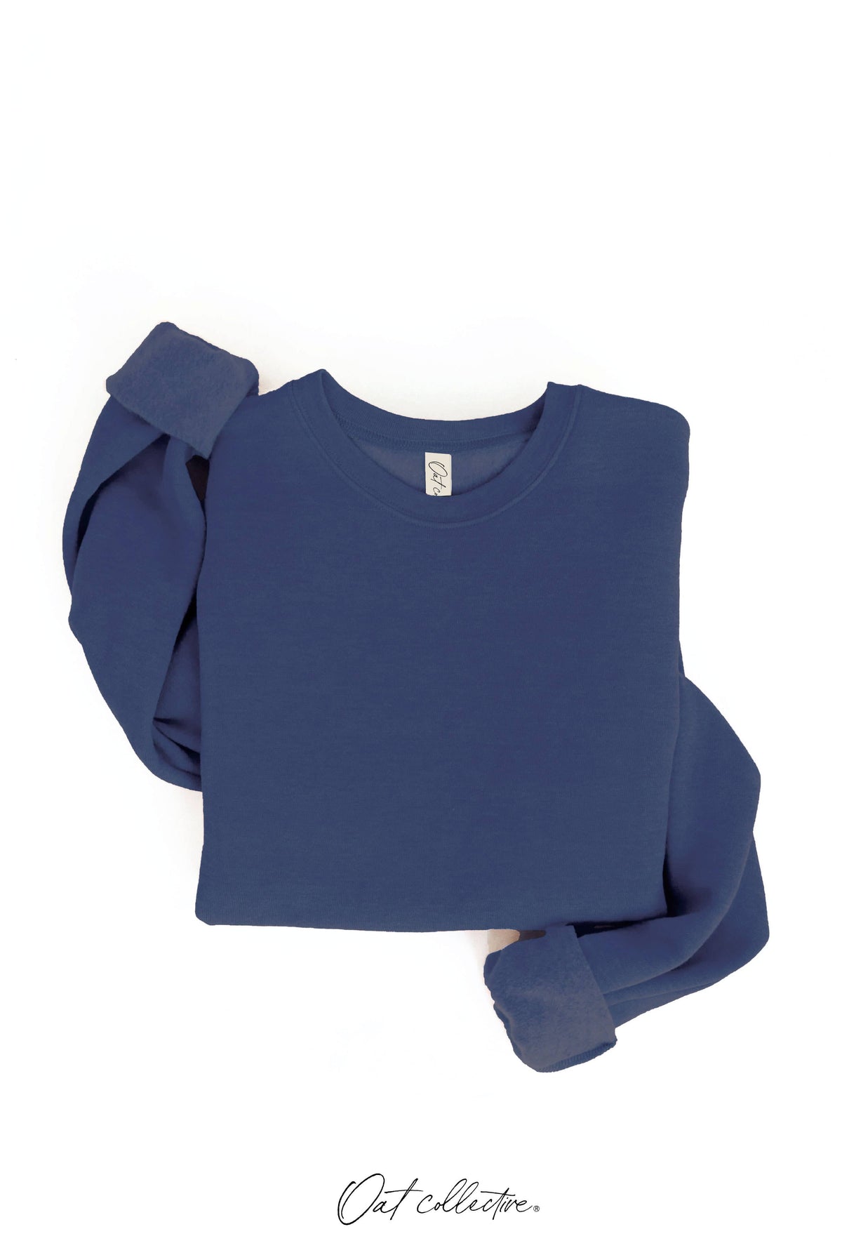 Premium Basic Solid Graphic Sweatshirt