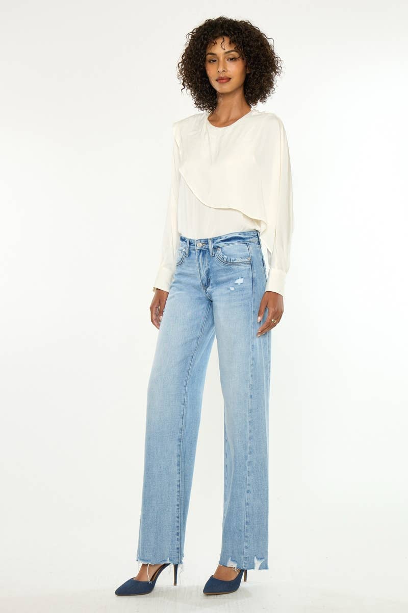 MID RISE WIDE LEG LIGHT