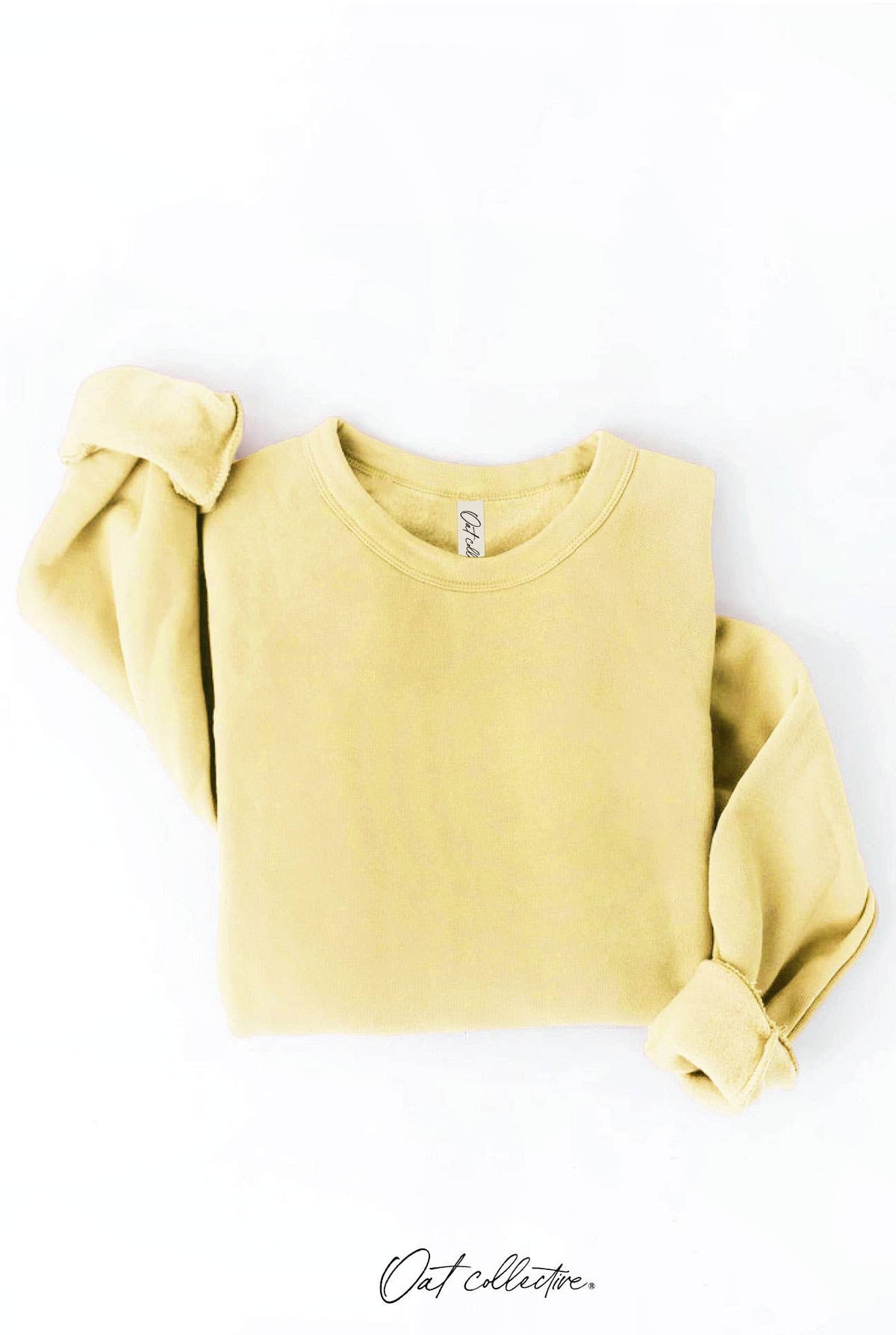 Premium Basic Solid Graphic Sweatshirt