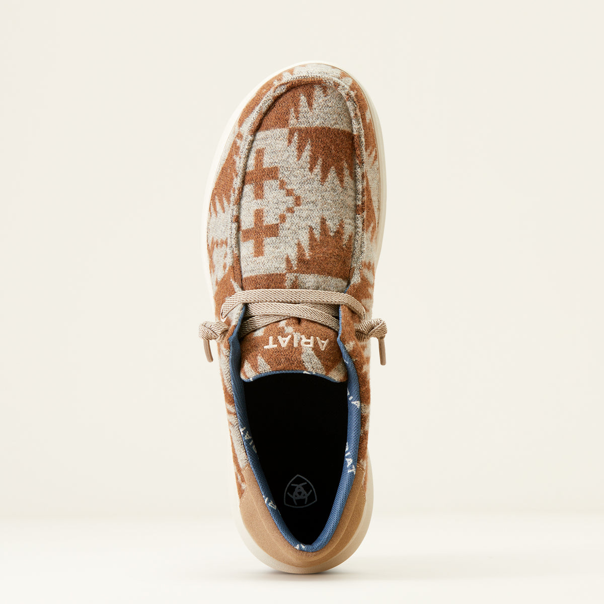 Mens Ariat Wooly Hilo- Tan Aztec