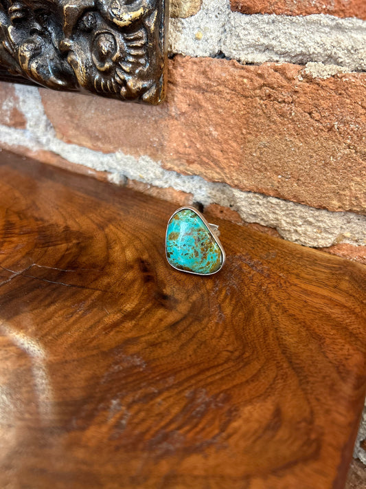 Genuine turquoise ring - 8