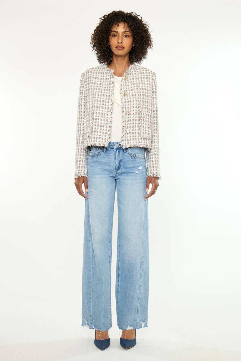 MID RISE WIDE LEG LIGHT