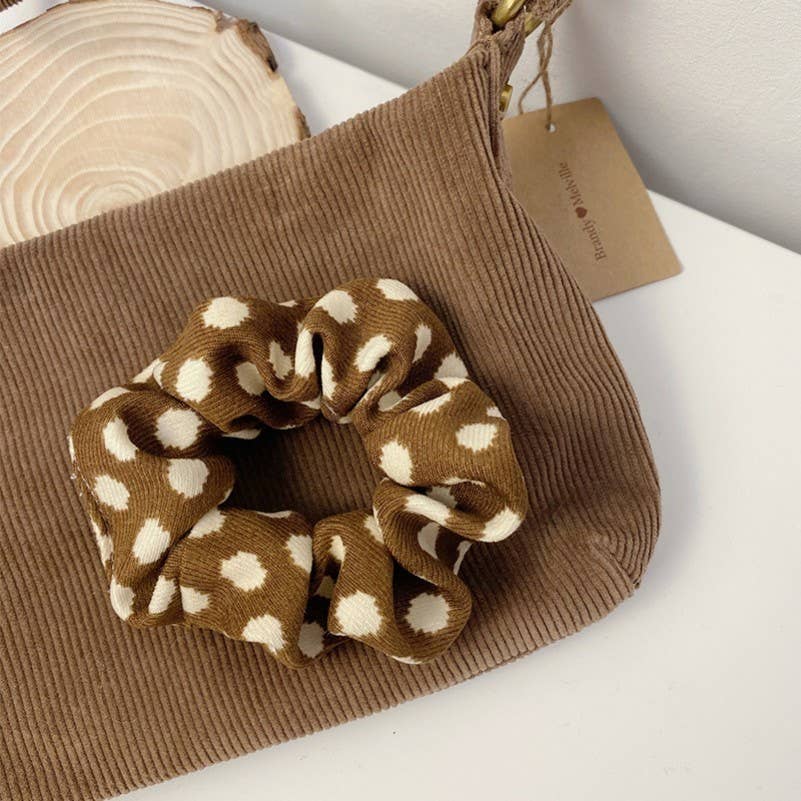 ANIMAL PATTERN SCRUNCHIES SET OF 5 | 40S741