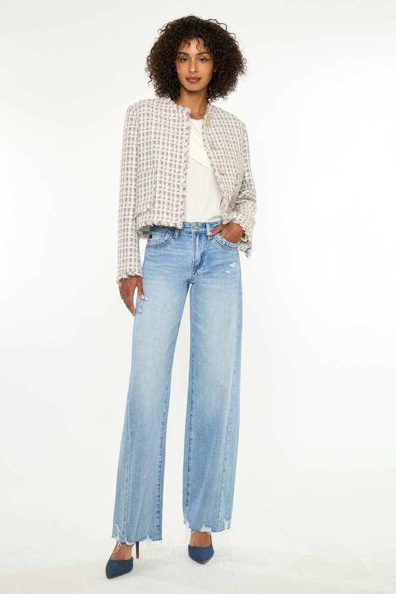 MID RISE WIDE LEG LIGHT