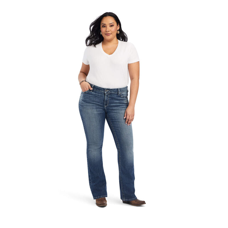 R.E.A.L. Mid Rise Raquel Boot Cut Jean-Canadian